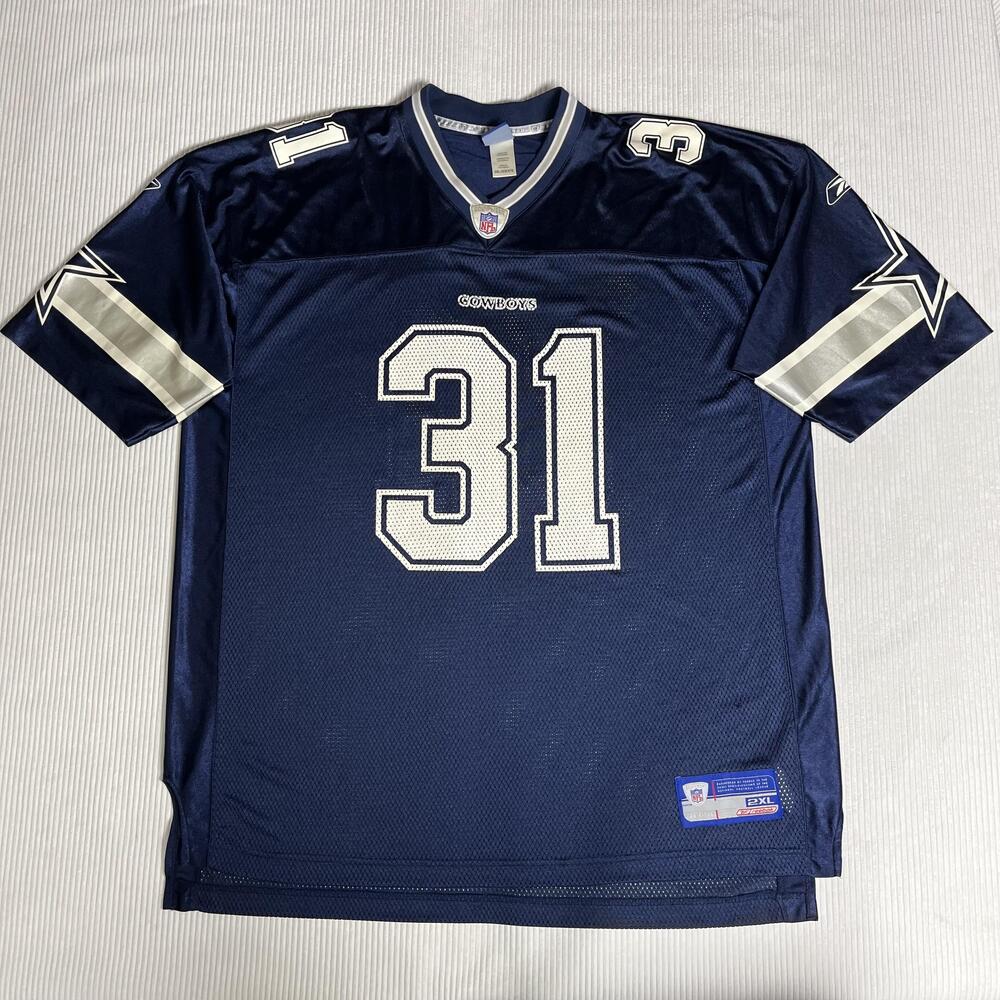Dallas Cowboys Jersey Mens 2XL Blue Mesh NFL Football Roy Williams 31 Reebok